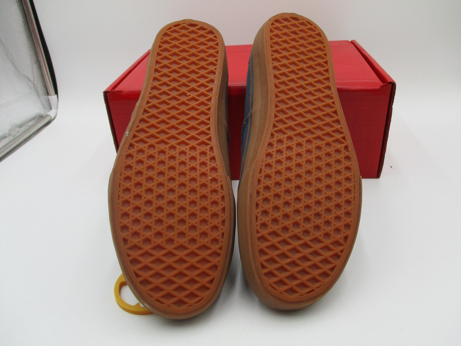 Vans Shoes Mens Size 12 Blue Canvas Gum Sole Low Top Lace Up Skate Casual 1D67