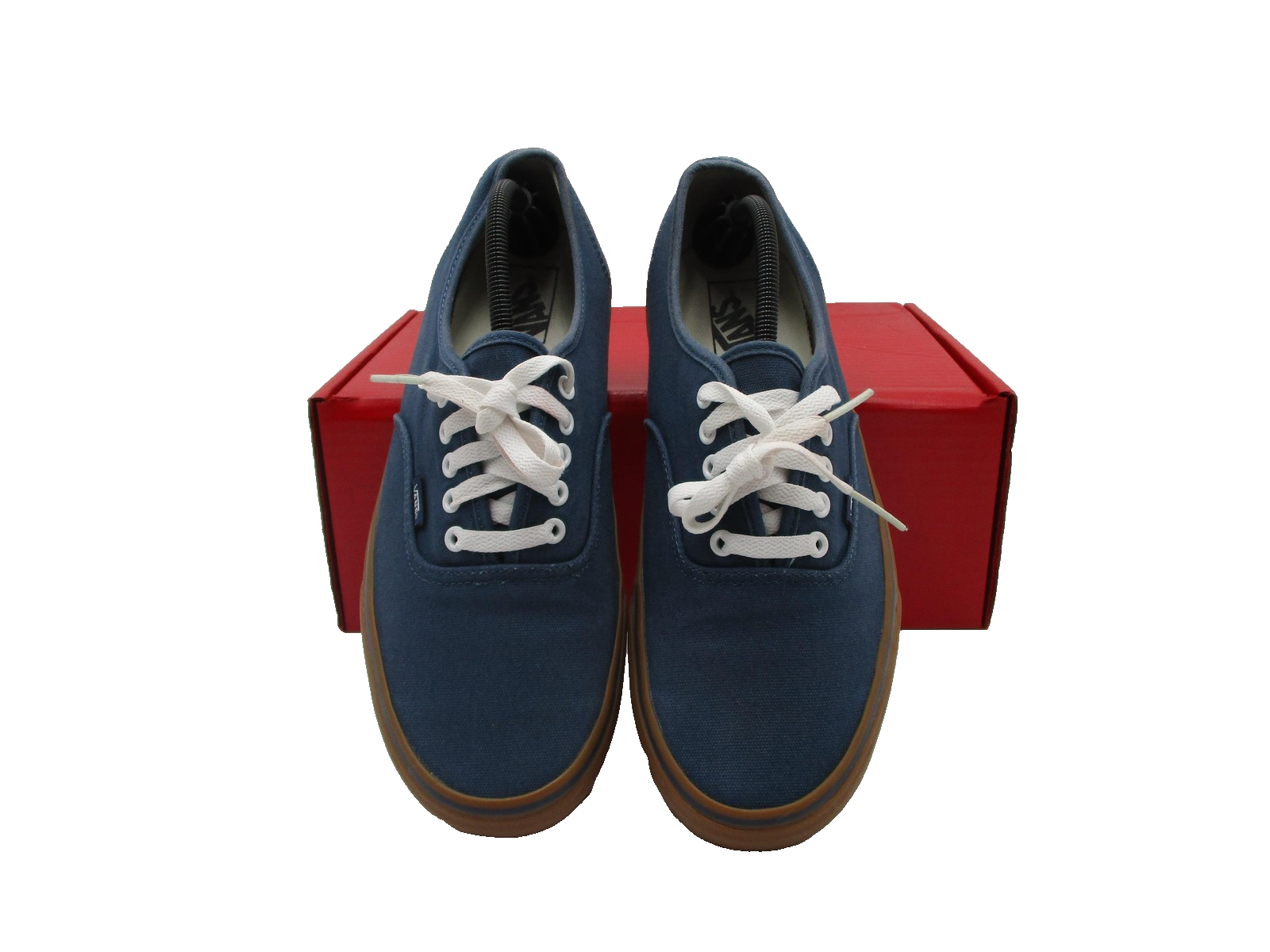 Vans Shoes Mens Size 12 Blue Canvas Gum Sole Low Top Lace Up Skate Casual 1D63