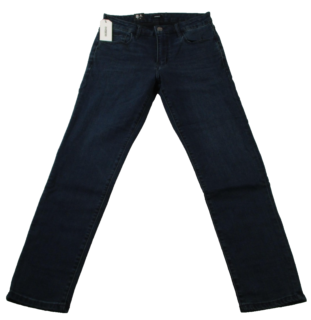 Express Jeans Mens 30x30 Blue Indigo Slim Fit Denim Stretch Pants 14560