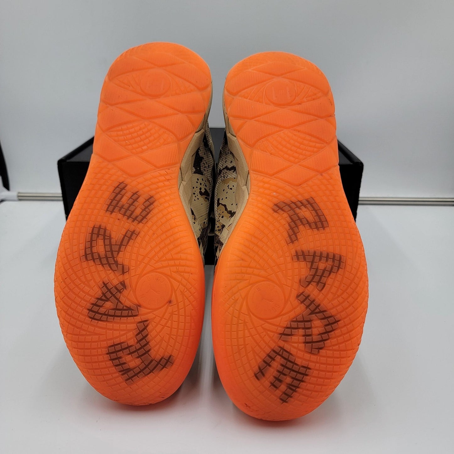 Puma MB.01 Shoes Mens Size 11 Beige Orange LaMelo Basketball Camo 379217013175
