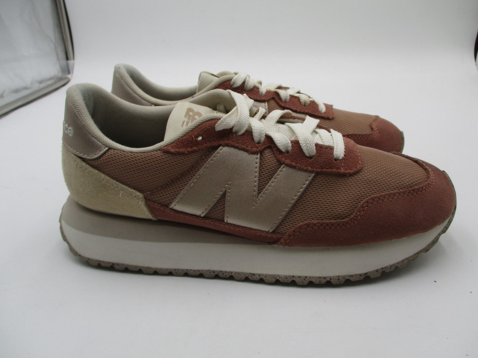 New Balance 237 WS237MSC Copper Brown Suede Women's 8.5 Pre-Owned 1S63