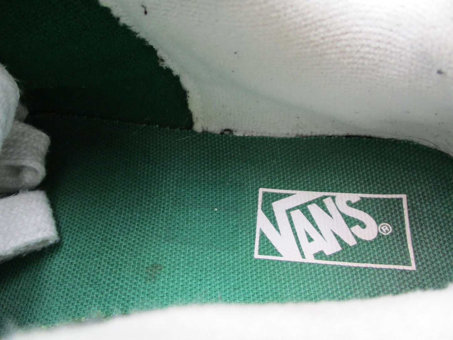 Vans Shoes Kids Size 1 Green Pink White Knu Skool Skate Low Top Lace Up (1B7)4
