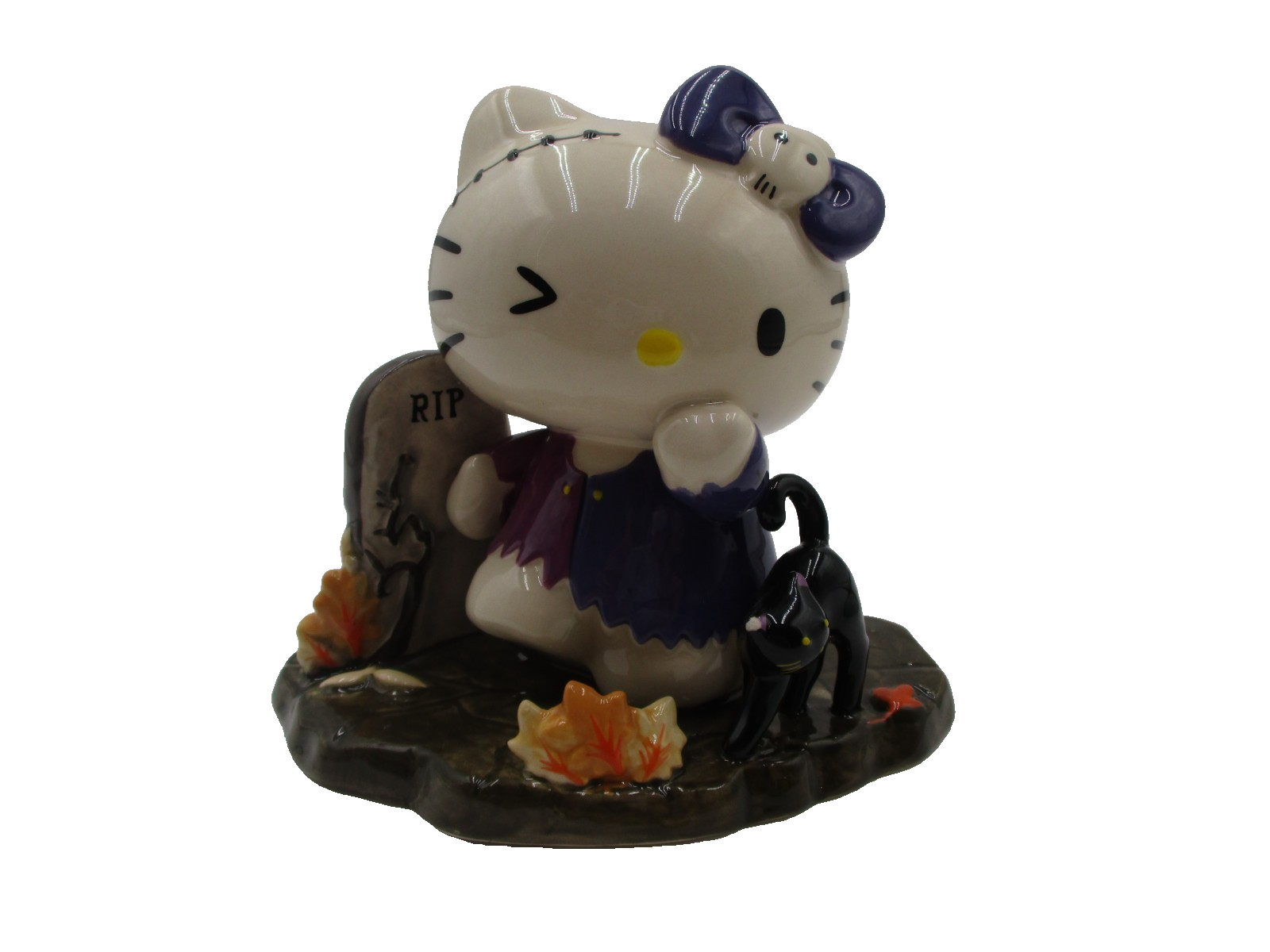 Hello Kitty Halloween Blue Sky Clayworks Graveyard Zombie Ceramic0