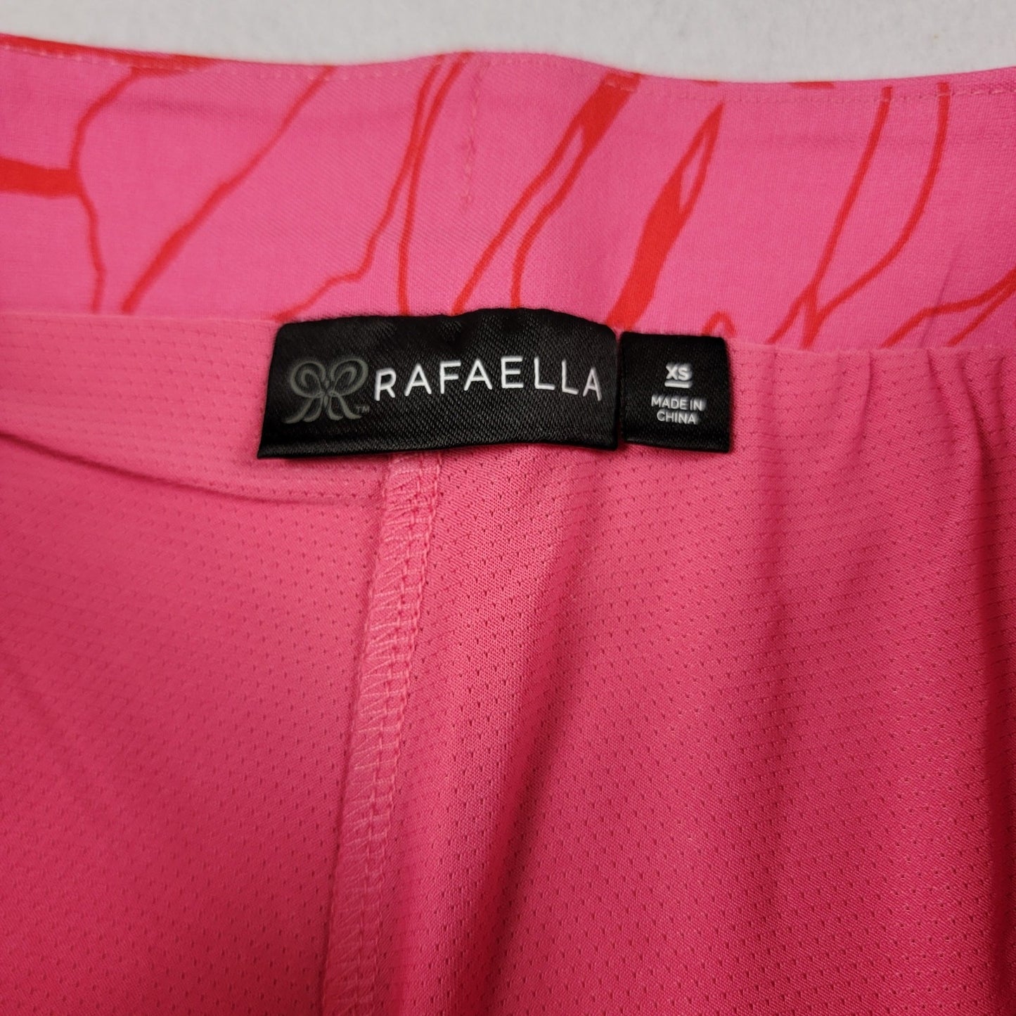 Rafaella Pink Red Leaf Print Skort Women’s XSmall NWT Stretch Performance