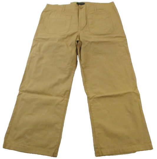 Social Standard By Sanctuary Pants Women 16 Tan Juliet Crop High Rise Twill 14410