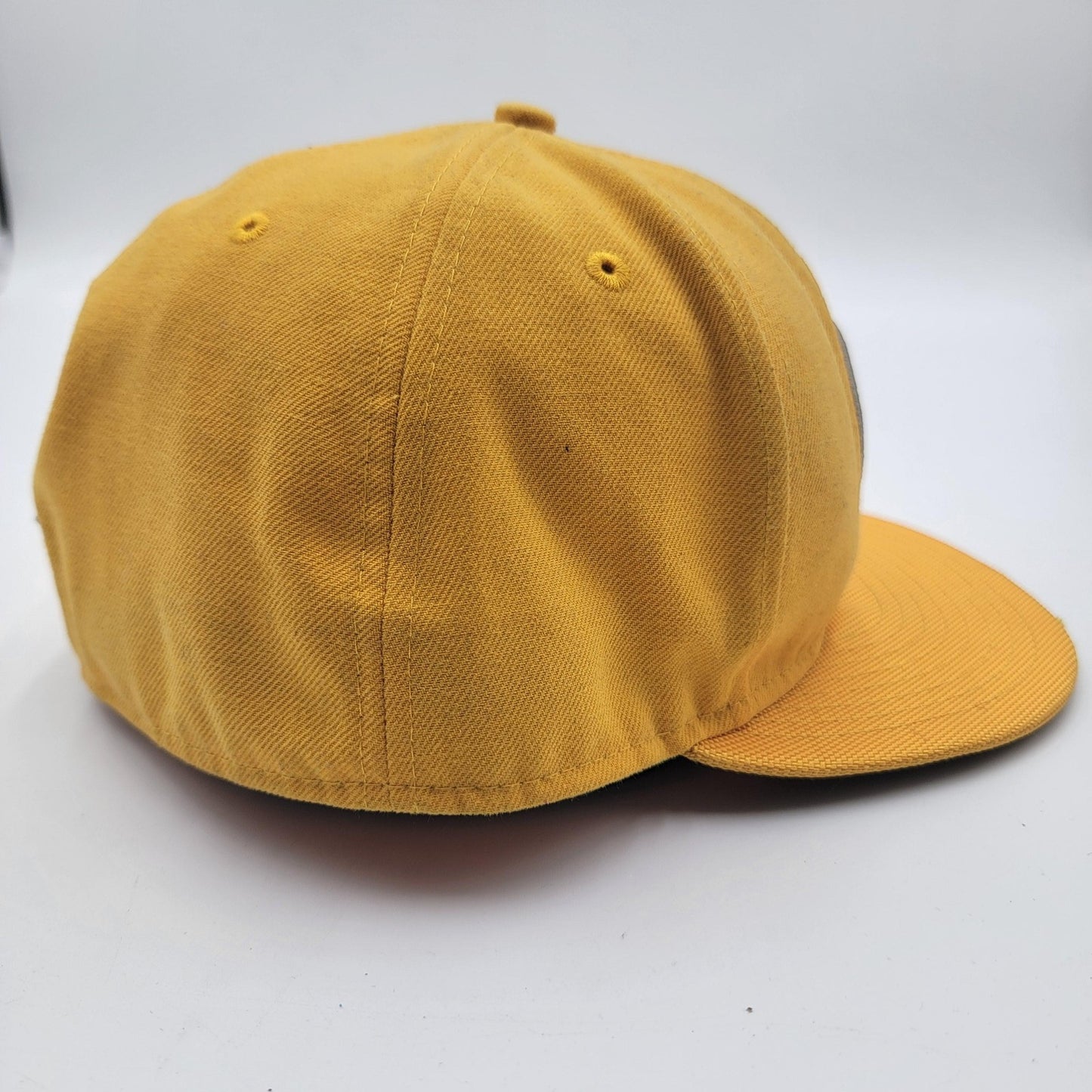 Pittsburgh Steelers Hat Cap Fitted Mens 8 Yellow NFL Football New Era Polyester3