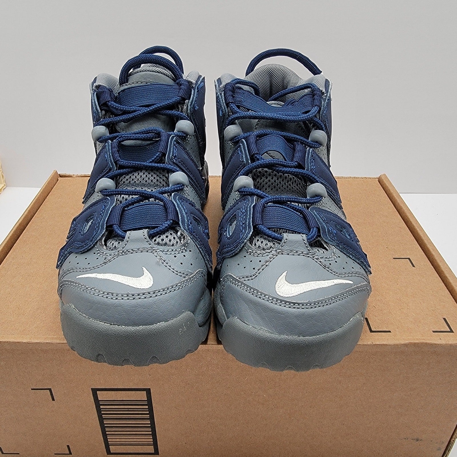 Nike Air More Uptempo GS 'Georgetown Hoyas' Sz 4Y/5.5W 415082 009