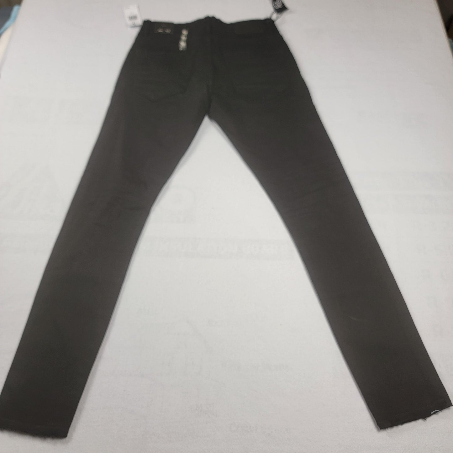 Jordan Craig Ross Jeans Womens 30x32 Black Skinny Tapered Fit Distressed