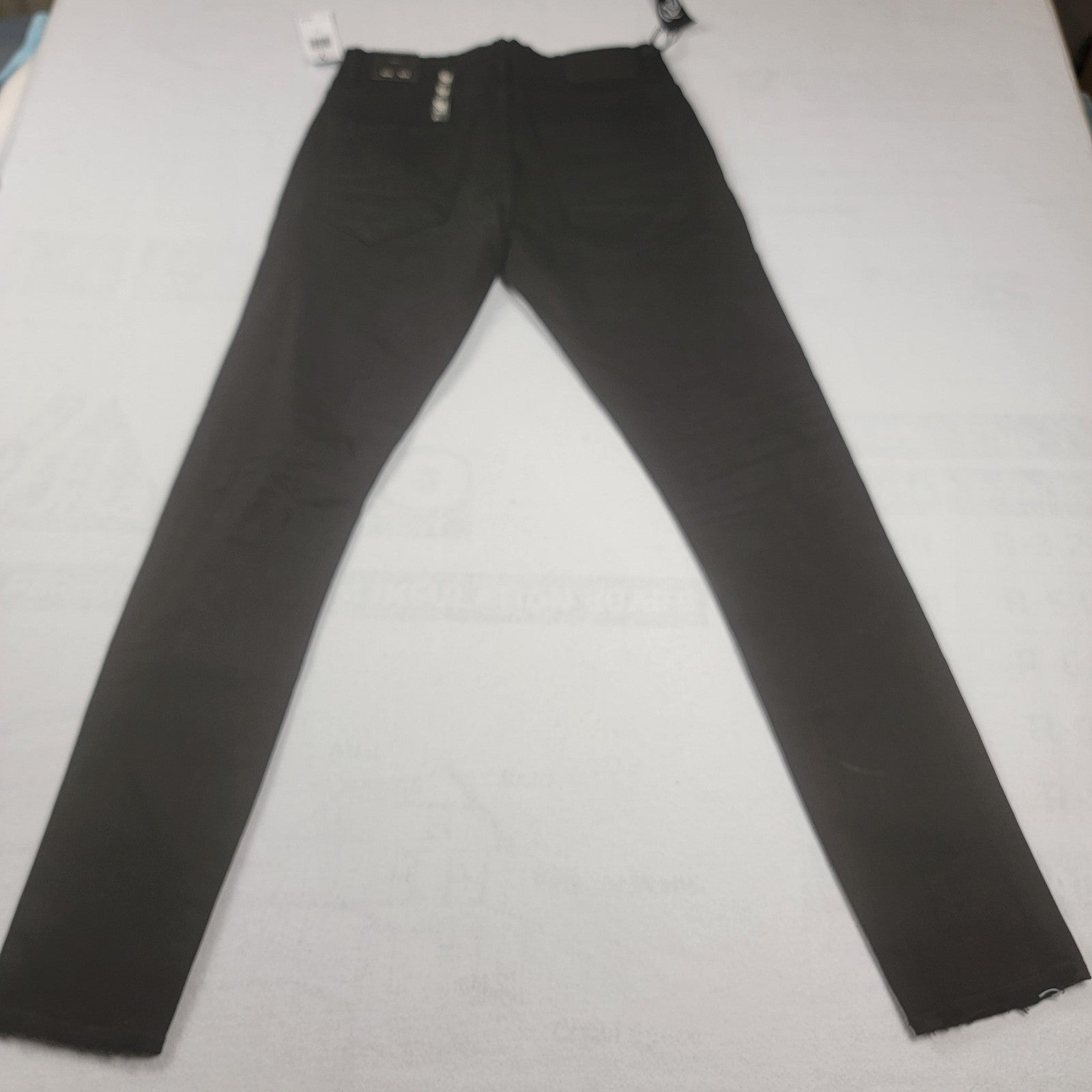 Jordan Craig Ross Jeans Womens 30x32 Black Skinny Tapered Fit Distressed