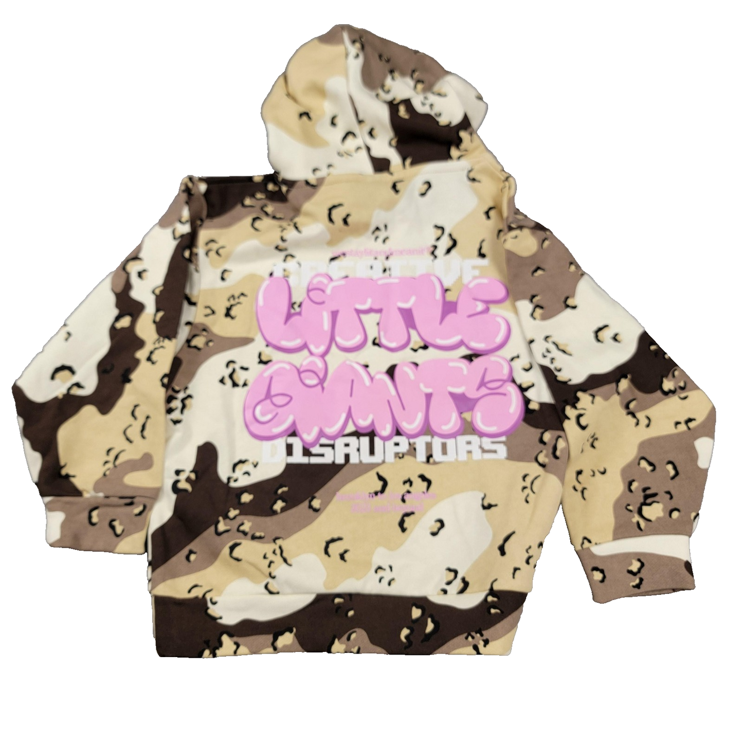 Little Giants Hoodie Youth 4T Choc Chip Camo Creative Disruptors Pullover