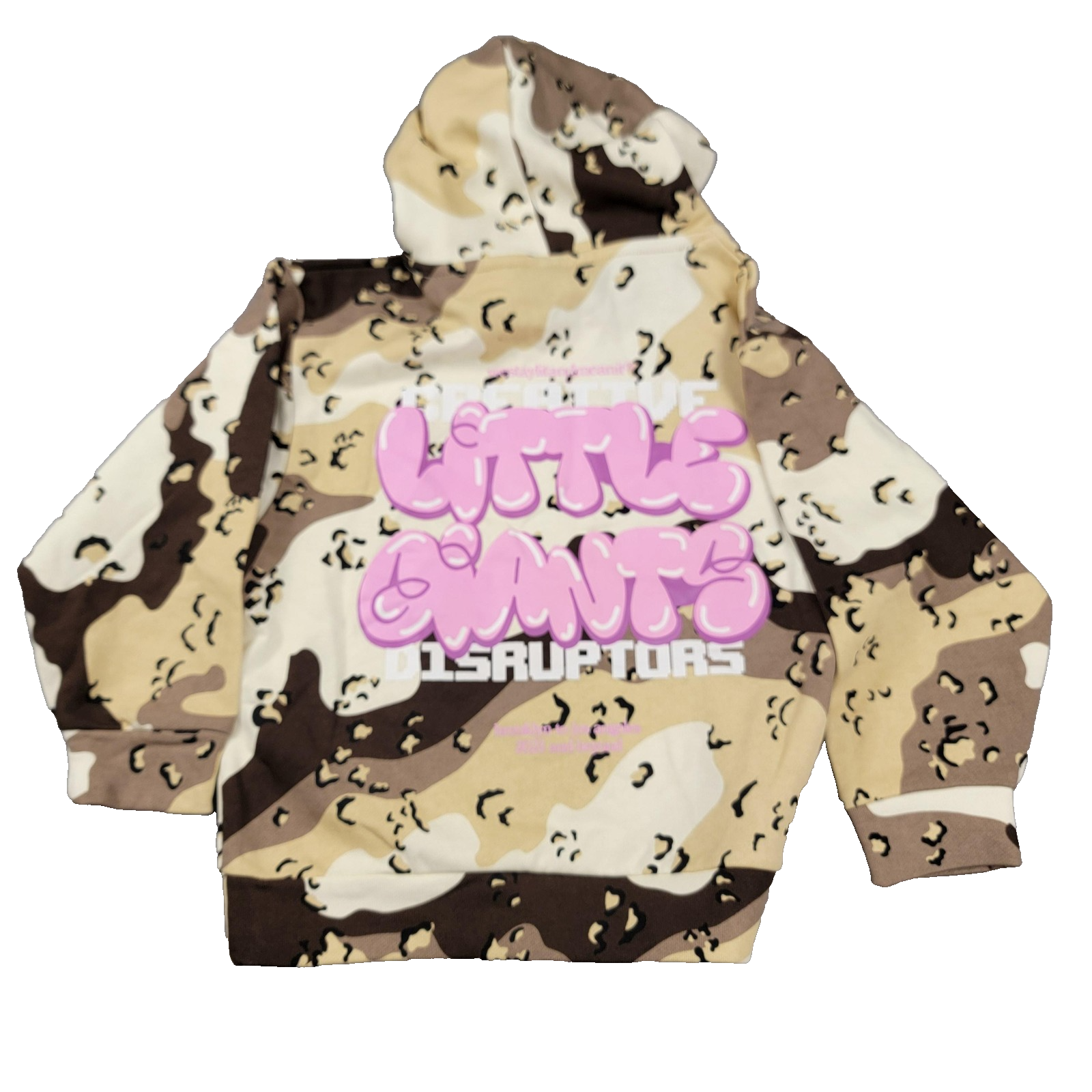 Little Giants Hoodie Youth 4T Choc Chip Camo Creative Disruptors Pullover