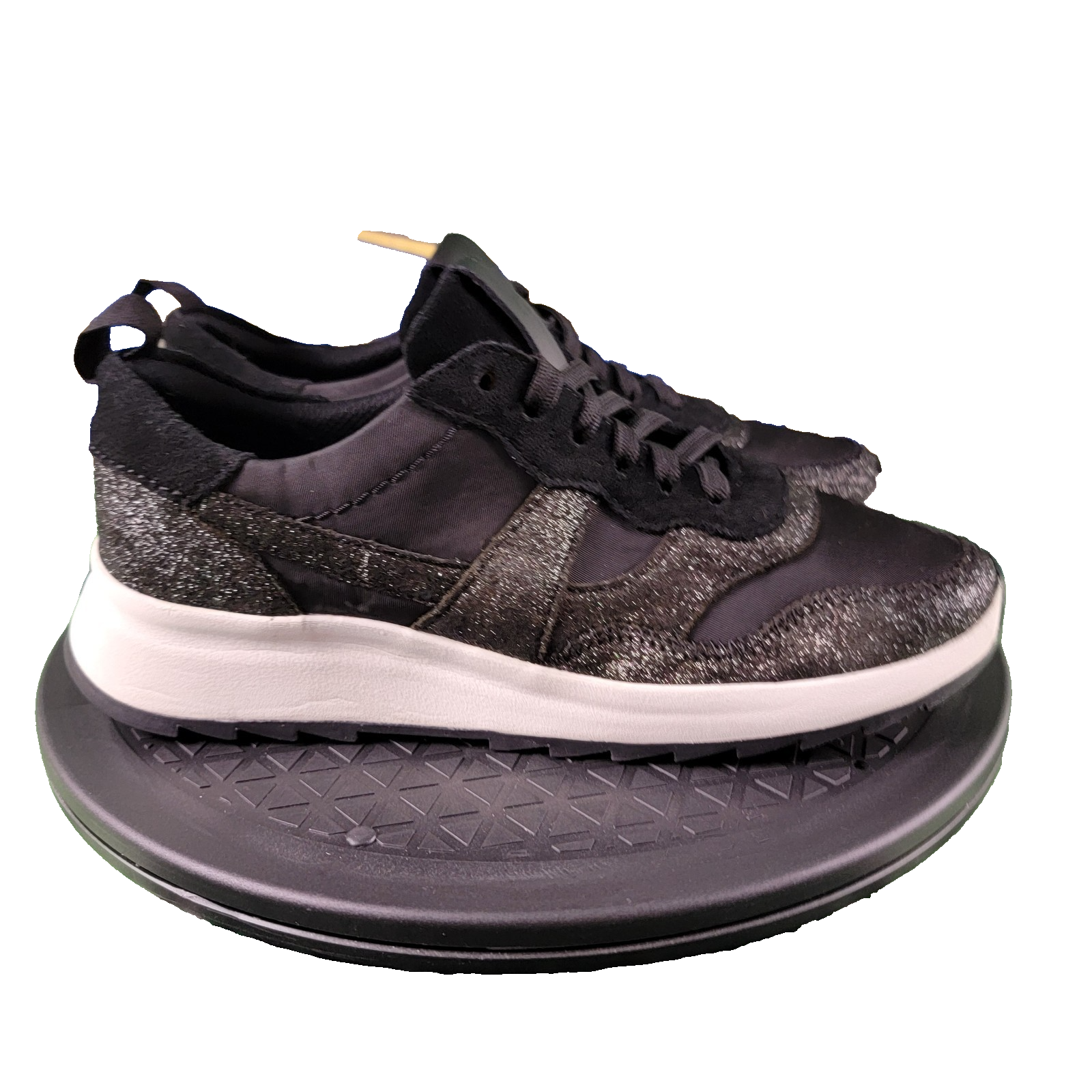Clarks DashLite Jazz Women’s Size 7 Black Combi Sneakers 261690514 PreOwned 0341