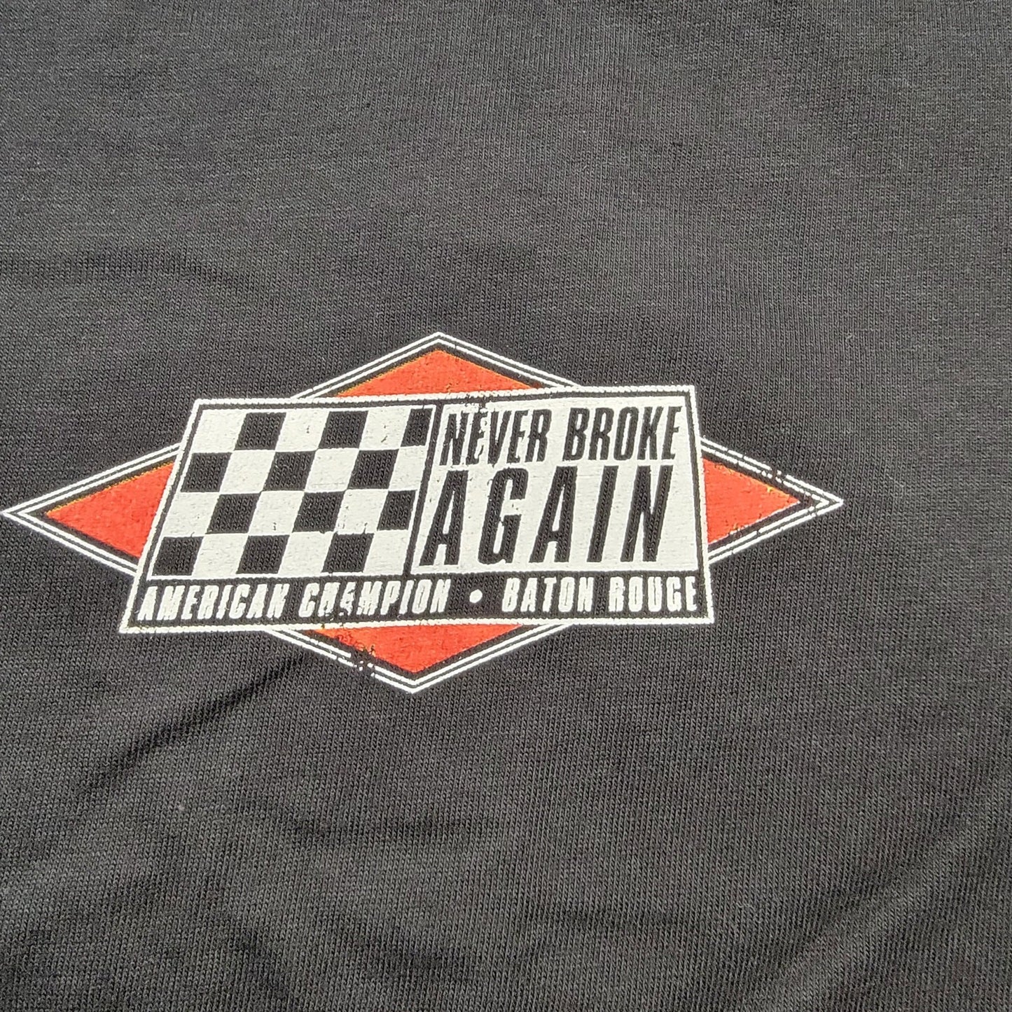 Young Boy Never Broke Again American Champ Tshirt Black Sz M2