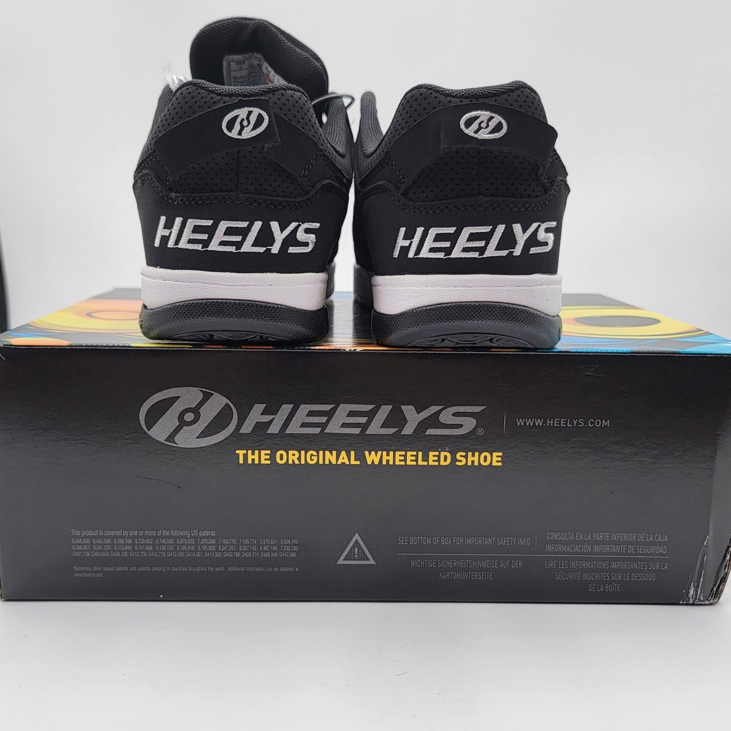 New Heelys Voyager Black  Size 7M / 8.5W  In Box!4