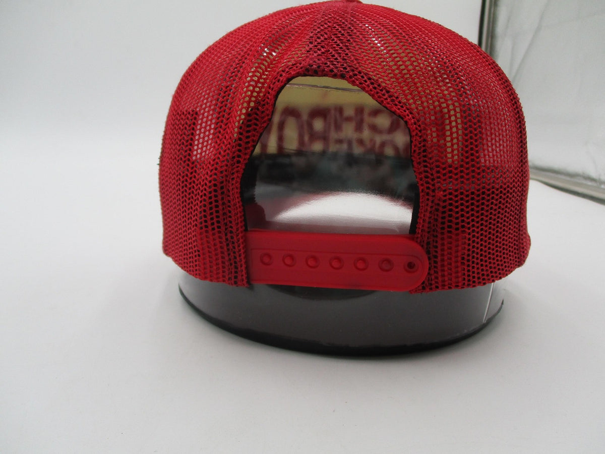 Crowns By Lids Hat Cap Snap Back Mens One Size Red Rich Broke Boy Trucker Mesh5