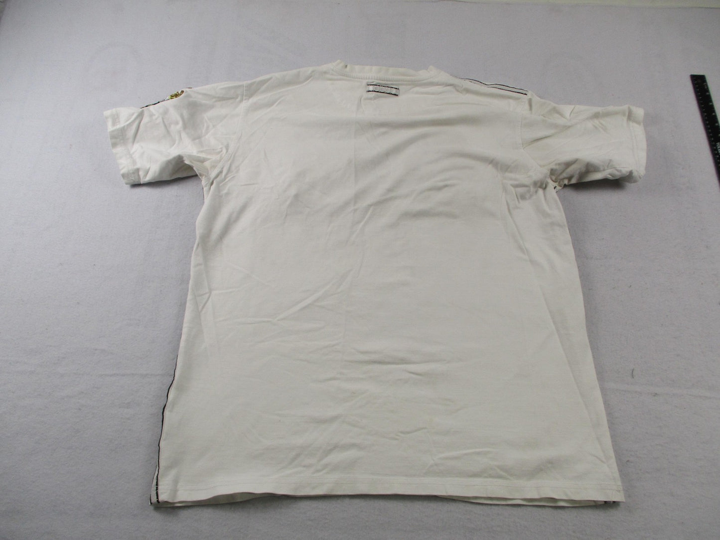 COOGI Shirt & Cargo Shorts Mens 42 White Nautical Anchor Crest Graphic Set 167510