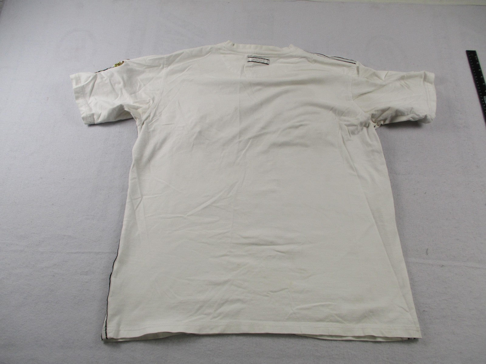 COOGI Shirt & Cargo Shorts Mens 42 White Nautical Anchor Crest Graphic Set 167510