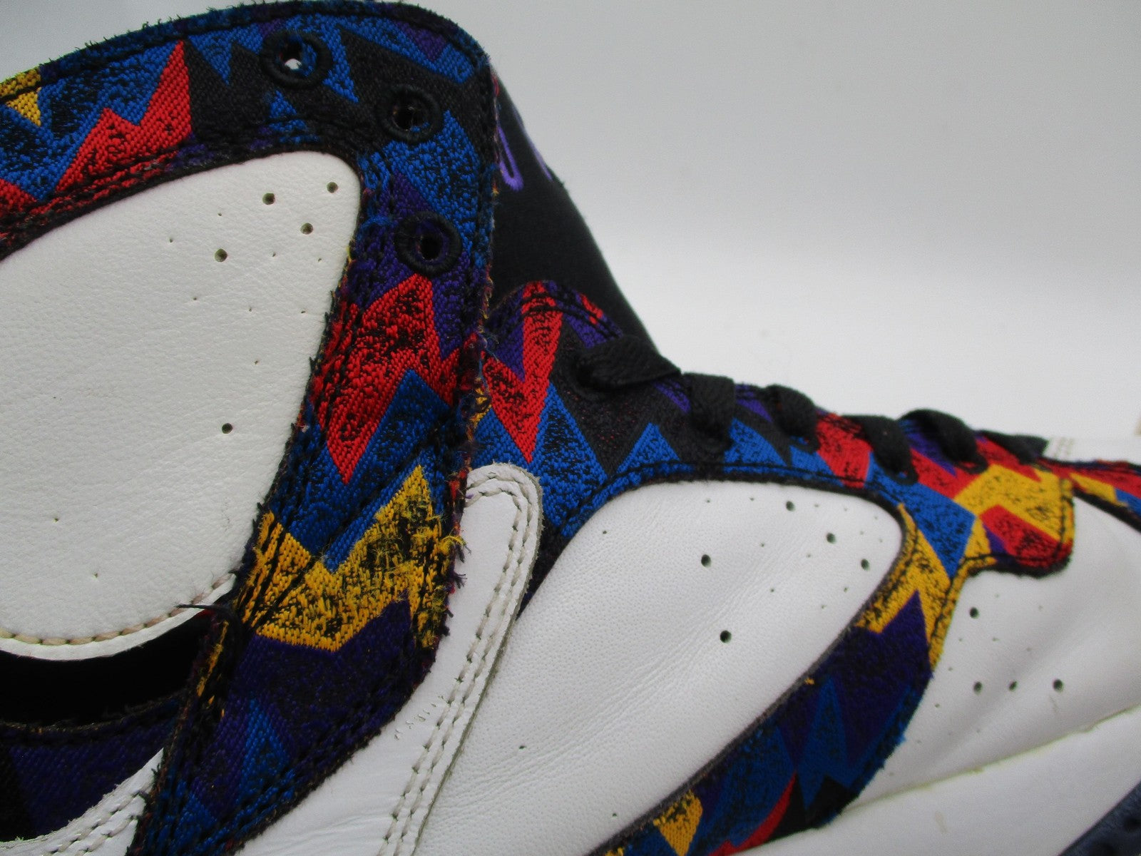 Nike Air Jordan 7 Retro Shoes Mens White Multicolor Sweater Nothing But Net 1J510