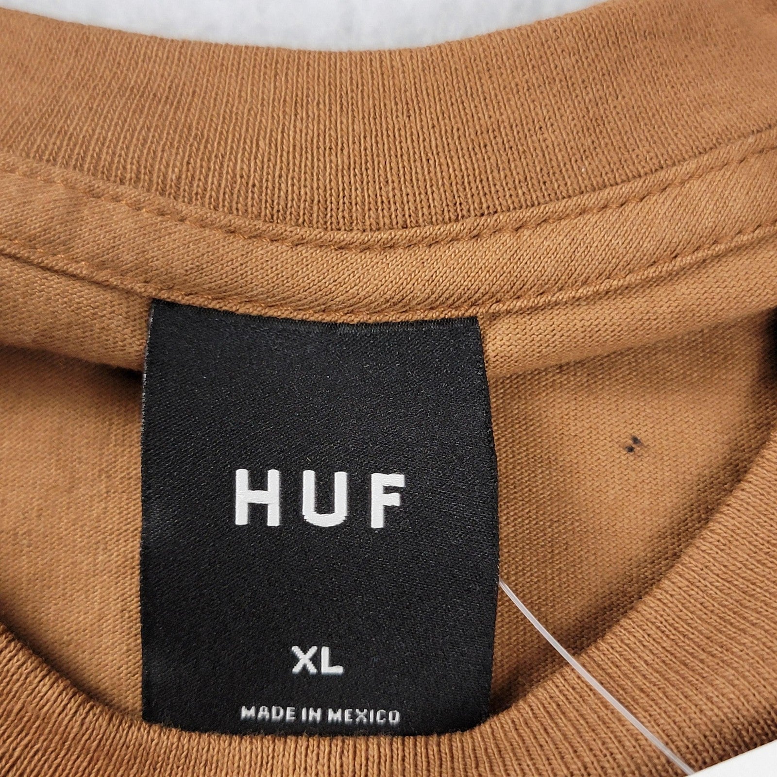 HUF Firestarter Brown + Stance Crew T White 2 PK Mens Sz XL Short Sleeves