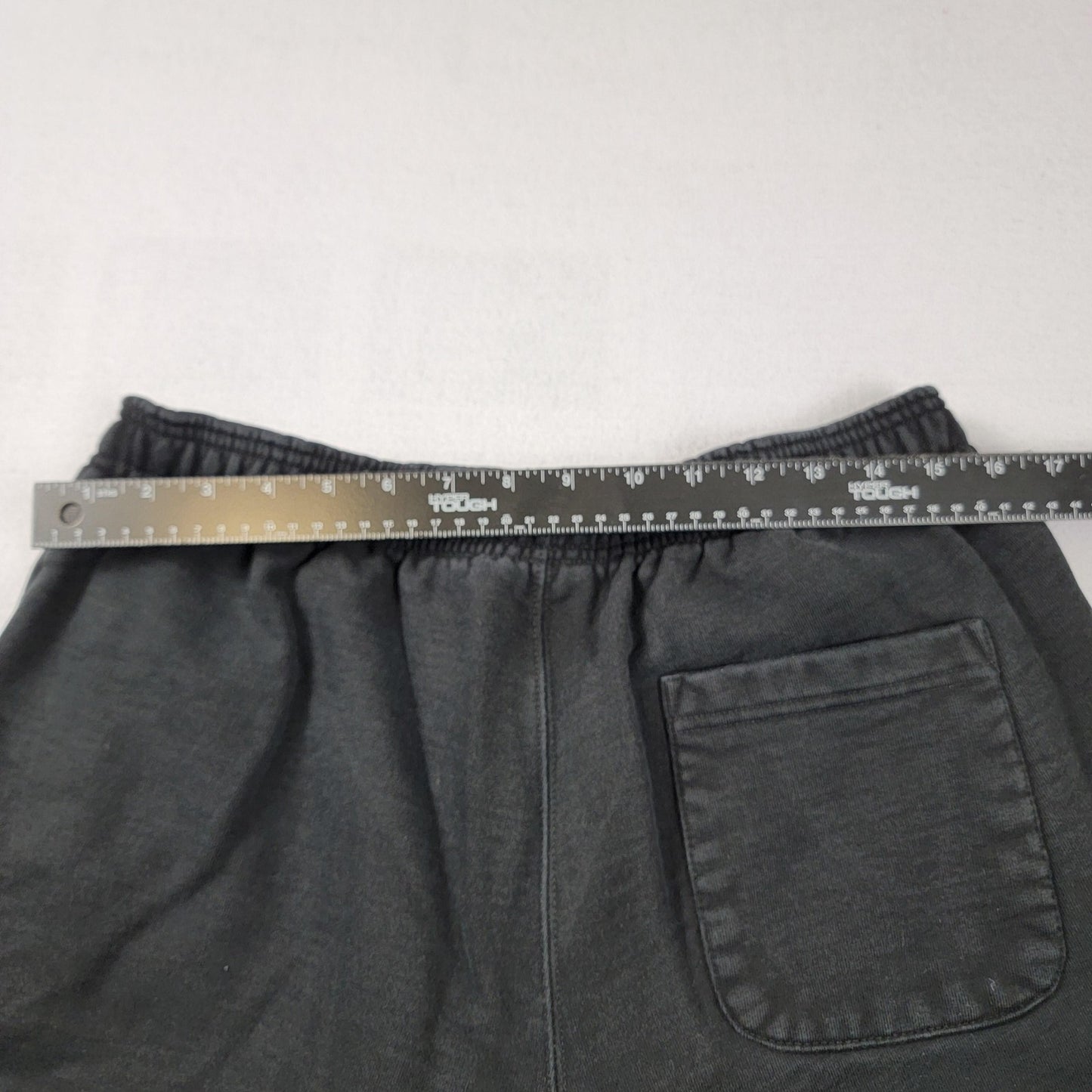 MADE Pants Mens Lg Black Rich Motion Graphic Sweatpants Toggle Hem MD1031