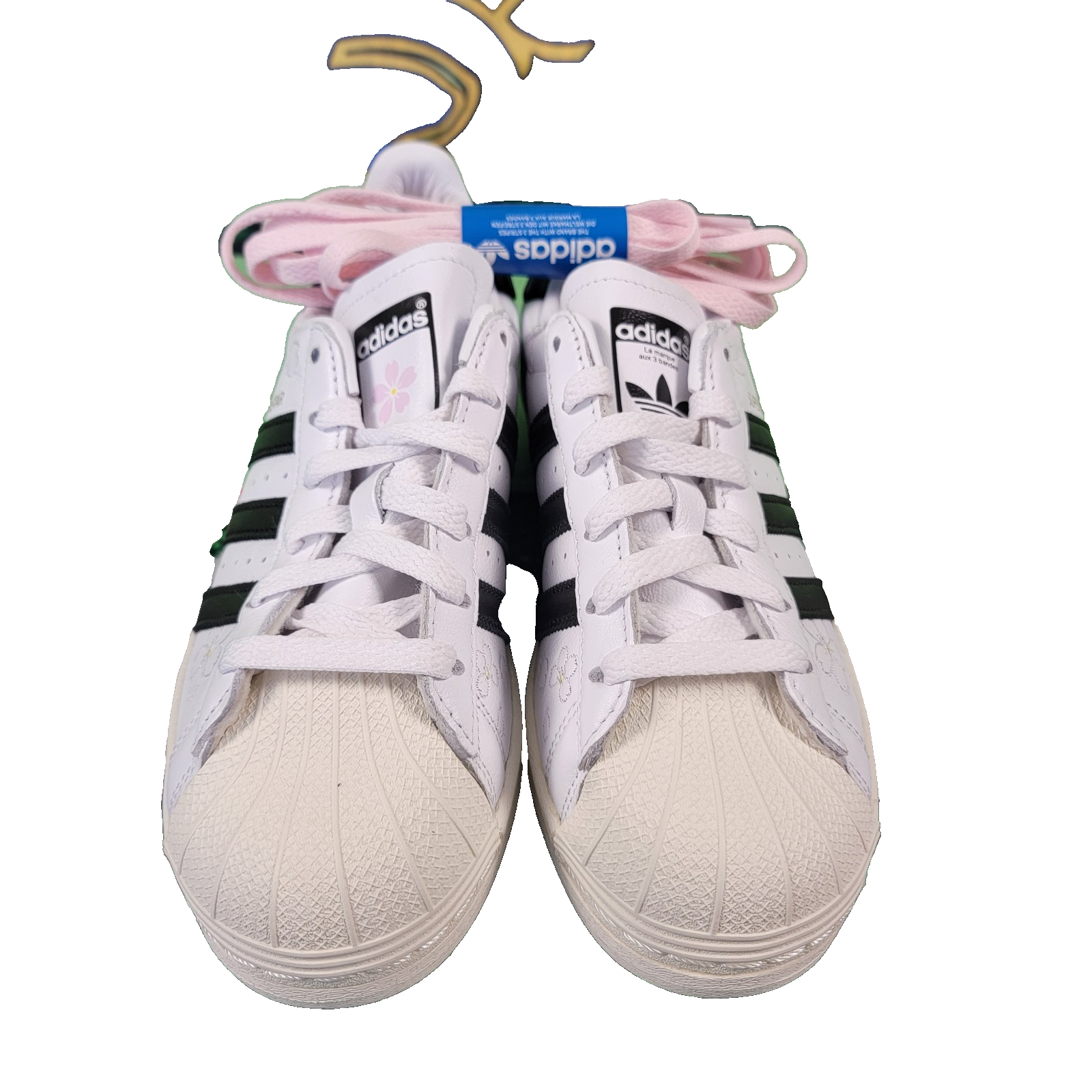 adidas Superstar “Cherry Blossom” Women’s US 5 FTW White/CB Black IG96483