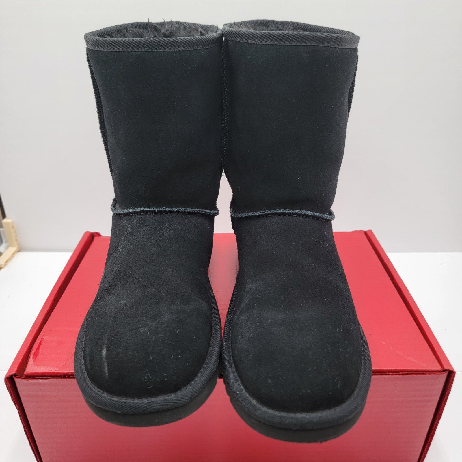 Koolaburra by UGG Boots Womens Size 9 Suede Shearling Lined Classic 1017090 2692