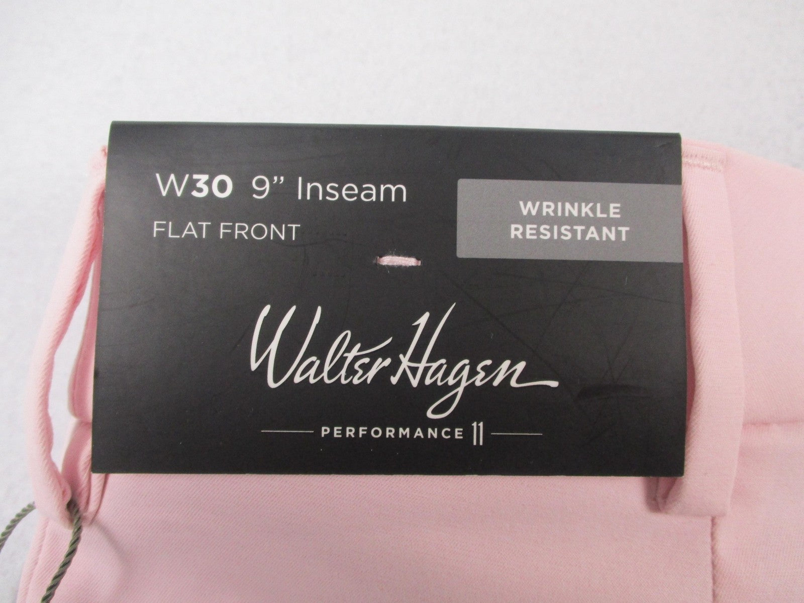 Walter Hagen Shorts Mens 30 Pink Tulip Performance 11 Golf 9 Inseam Stretch 12246