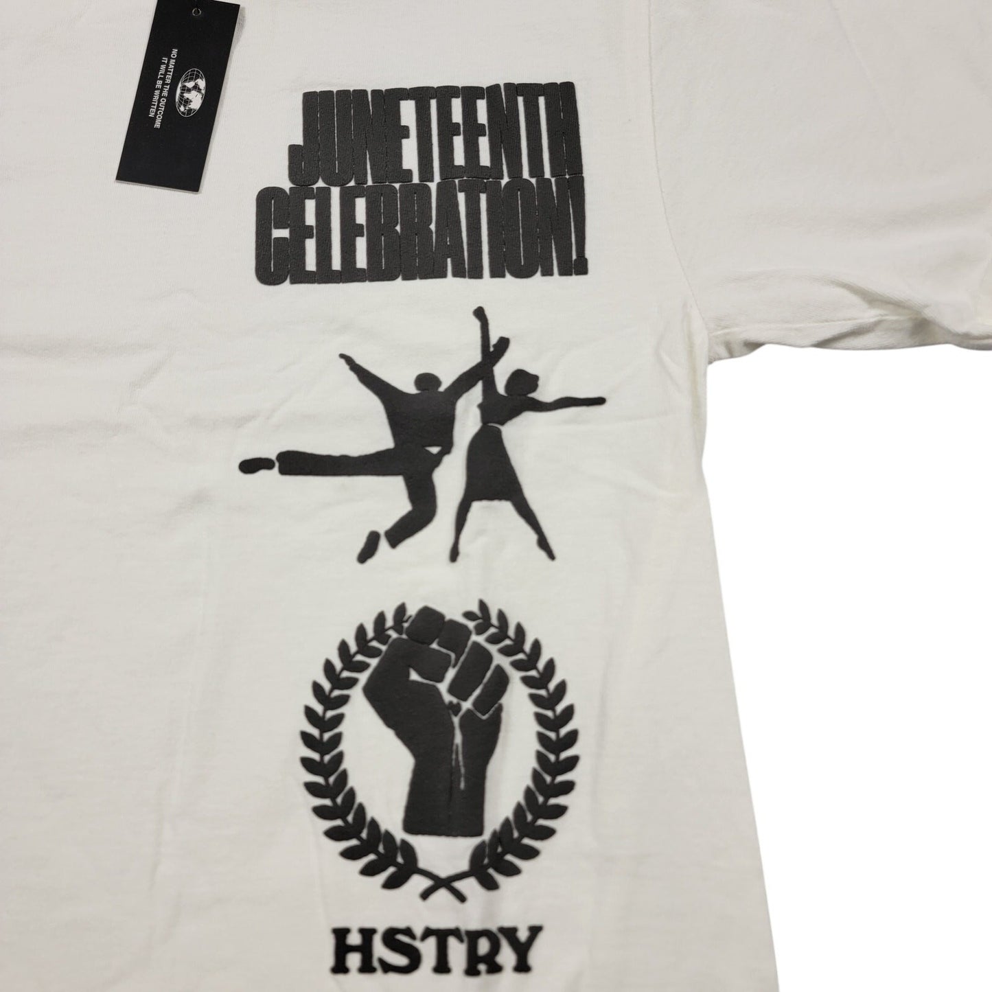 HSTRY by Nas Juneteenth Celebration Tee White Small NWT Hip Hop Streetwear 7541