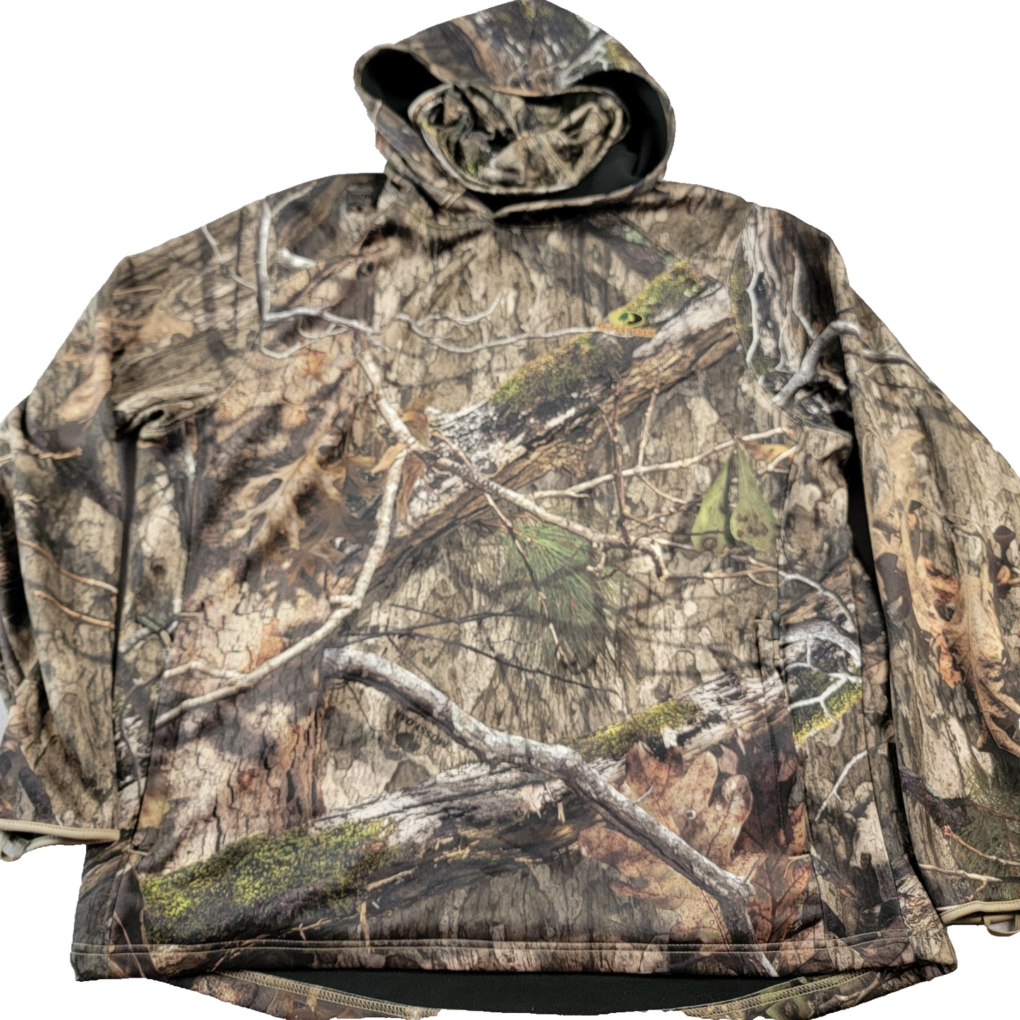 Mossy Oak Mens 2XL Camo Hunting Hoodie Fleece Pullover RealTree Outdoor Gear 8870