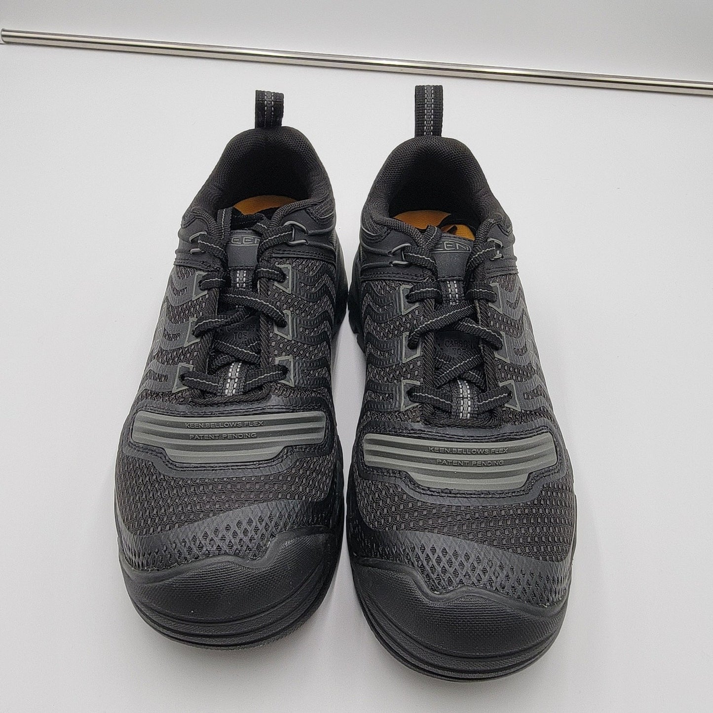 Keen Utility Kansas City KBF Men Shoes Black Comp Toe Sz 8EE1