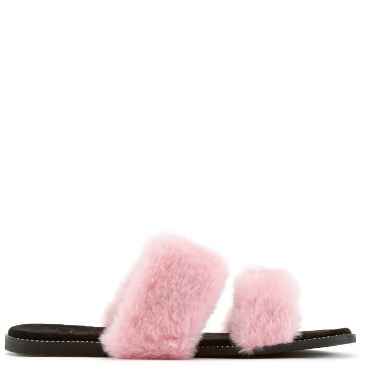 Lilianas MINXX1 2-Band Fur Sandals Women's Pink NWOB