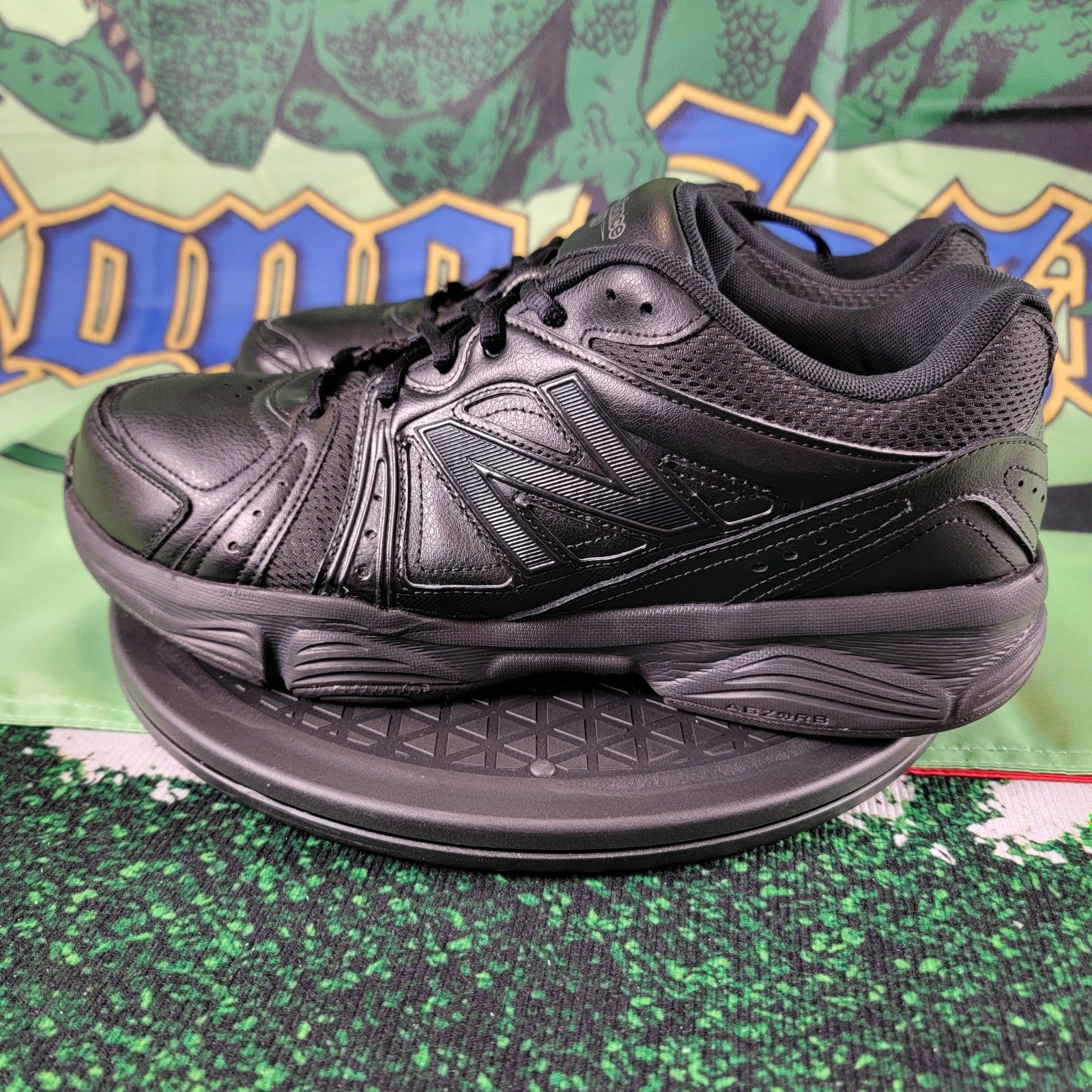 New Balance 519 MX519BK Men’s Size 11 4E Black Training Shoes ABZORB Preowned1