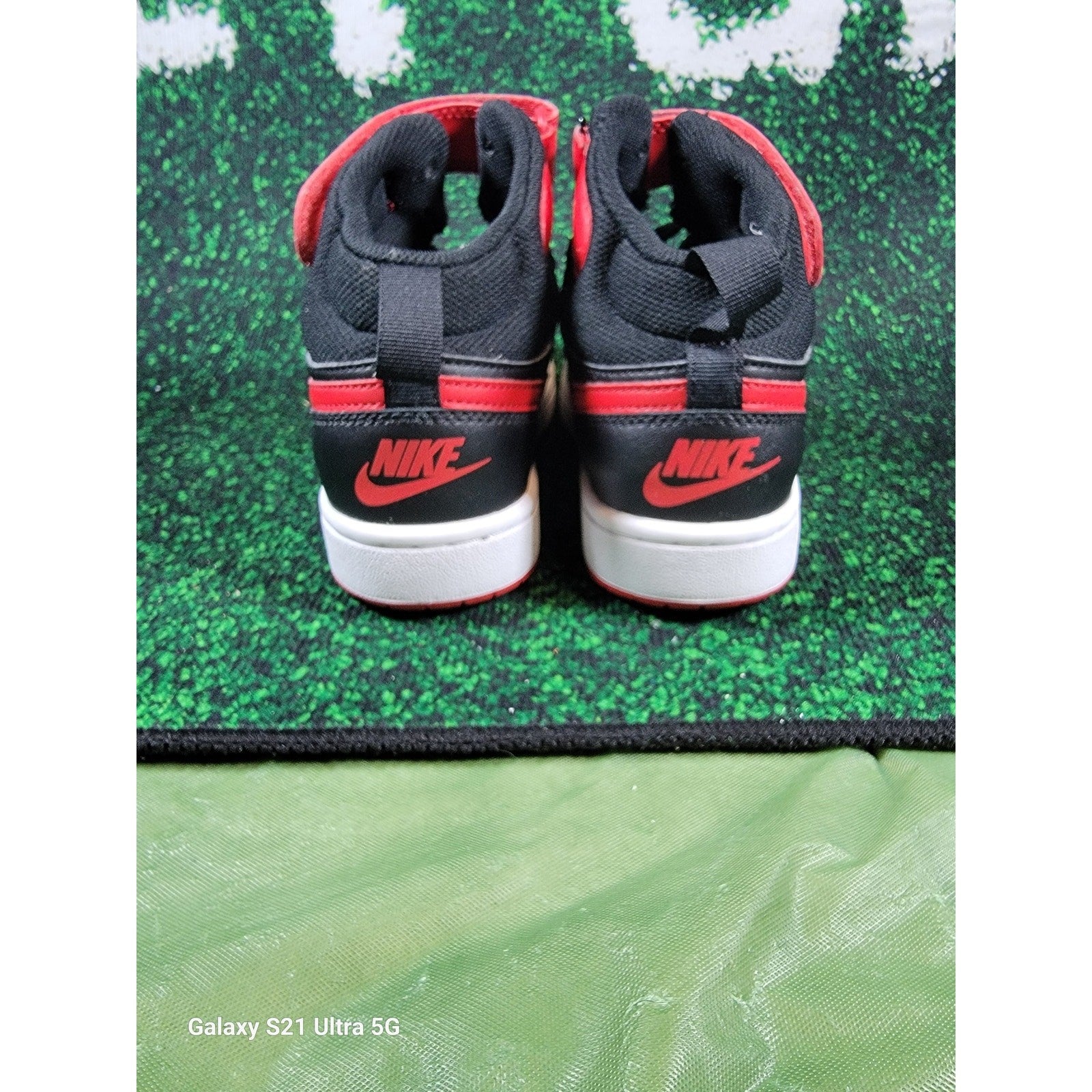 Nike Court Borough Mid 2 GS 'Bred' Sz 3.5Y CD77820034