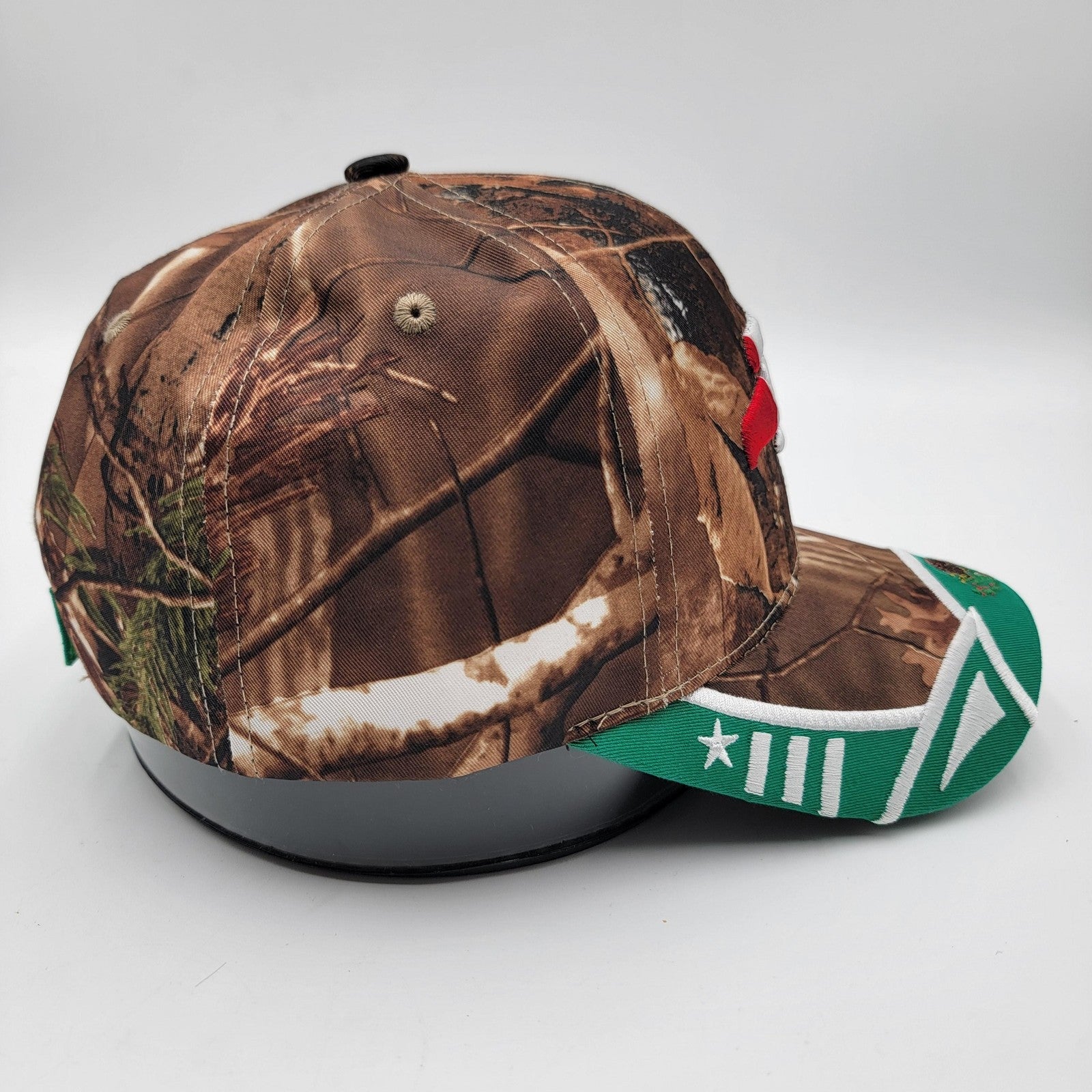 Zion Mexican Flag Hat Cap Snap Back Camouflage Camo Green Embroidered Mens3