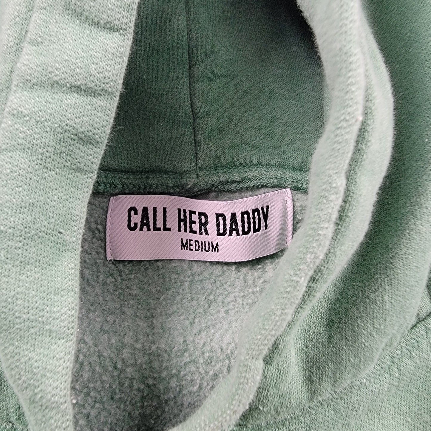 Call Her Daddy Wednesday Hump Me Green Hoodie  Size M