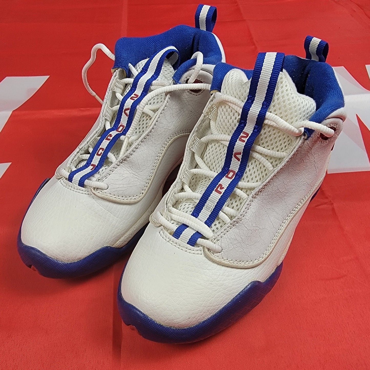 Jordan Jumpman Pro Quick 'White Sport Royal' (GS) Sz 4Y 3082941411