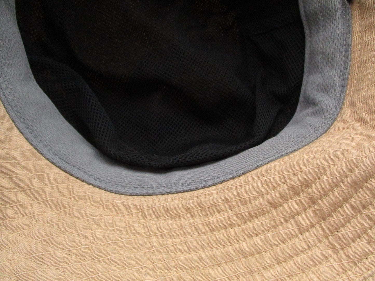 Adidas Hat Cap Bucket Mens One Size Beige Canvas Trefoil Logo Outdoor Hiking7