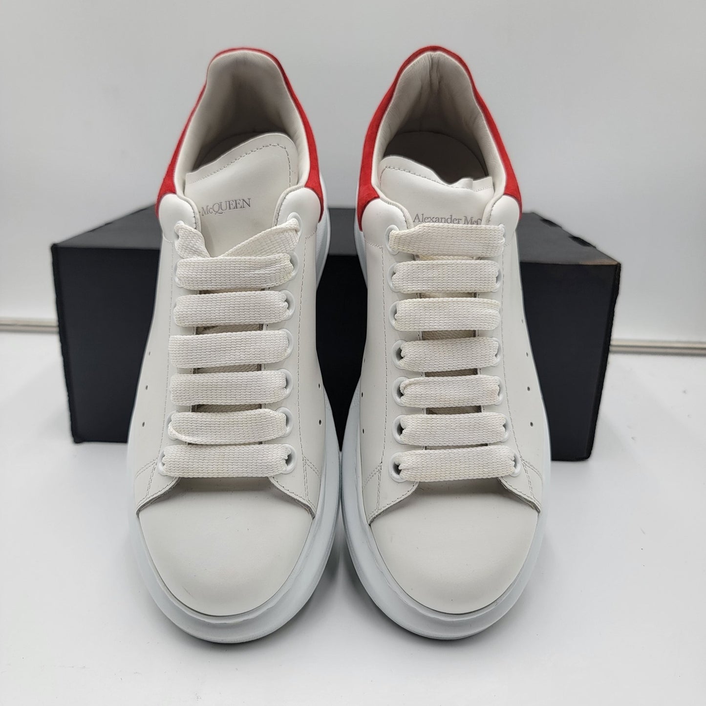 Alexander McQueen Oversized Sneaker Lush Red 553770 37