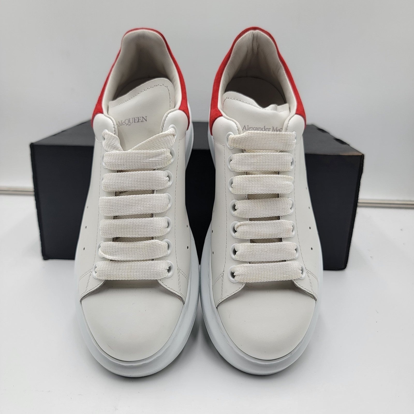 Alexander McQueen Oversized Sneaker Lush Red 553770 37