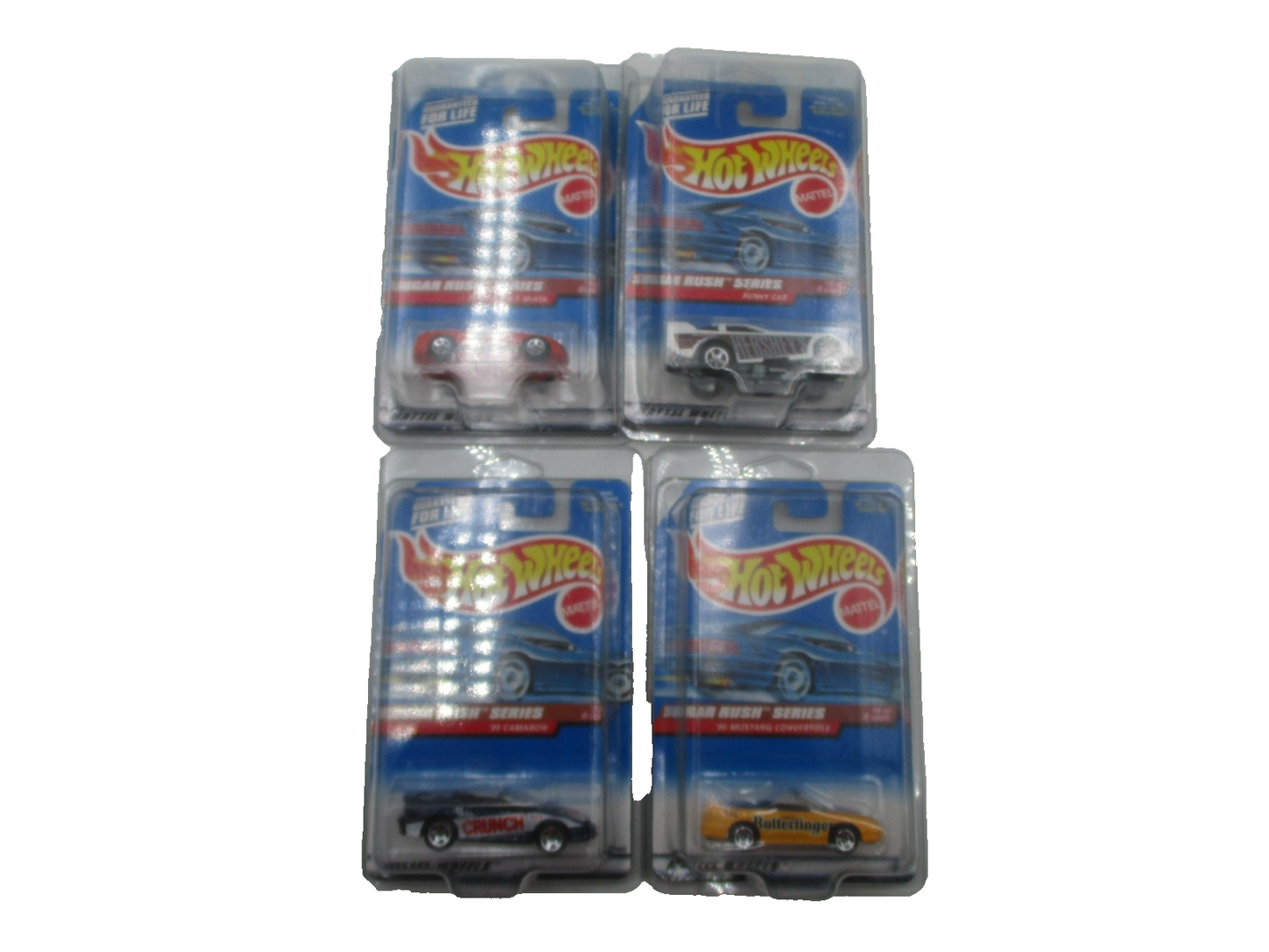 Vintage Hot Wheels Sugar Rush 4 Car Lot Reese's Hershey's Crunch Butterfinger0