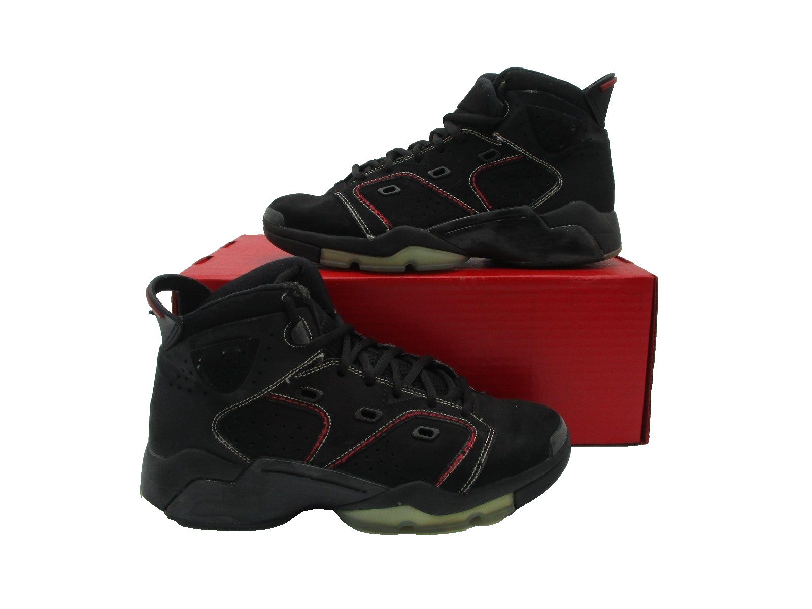 Nike Air Jordan 61723 Shoes Youth Size 7Y Black Red Basketball DM1159003 1K70