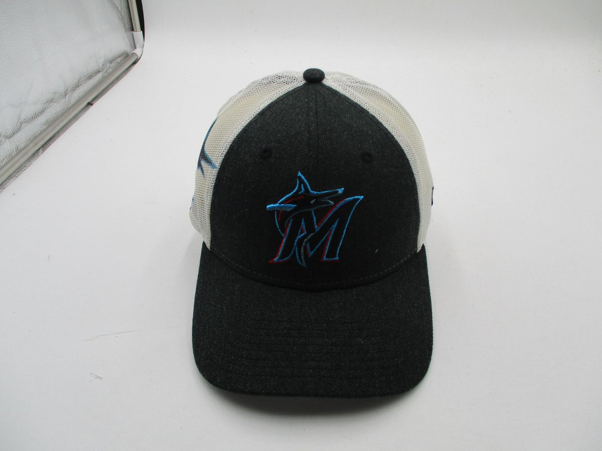 Miami Marlins Hat Cap Fitted Mens Large Gray MLB Baseball 39THIRTY New Era1