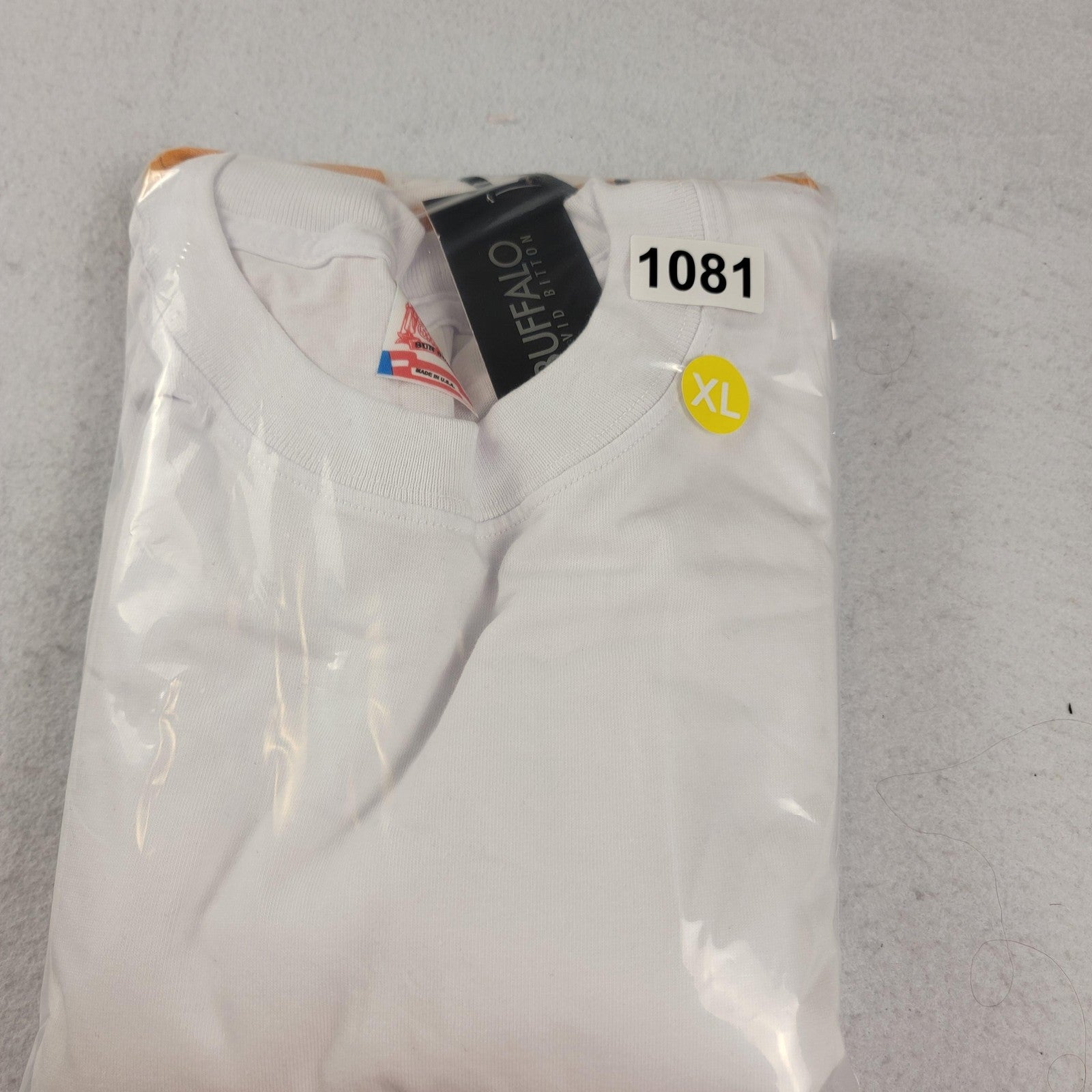 Sun Surf Shirt + Buffalo David Bitton Mens XL Lot White Yellow Made USA NWT 10818
