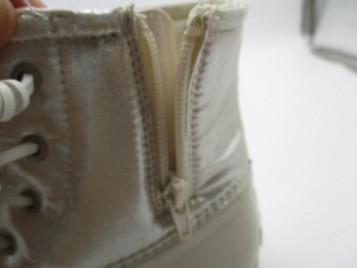 Sperry Saltwater Boots Girls Size 4 White Waterproof Duck Rain Snow Winter14