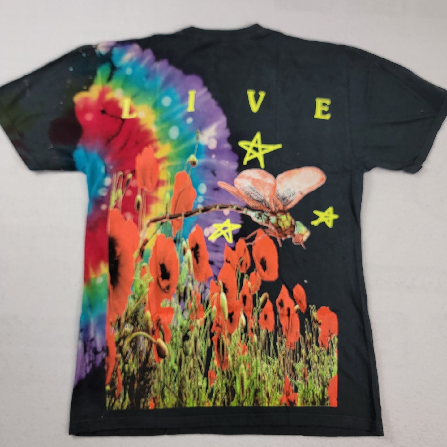 Astroworld Wish You Were Here Europe 2019 Tie Dye Travis Scott Tour Shirt L 11591