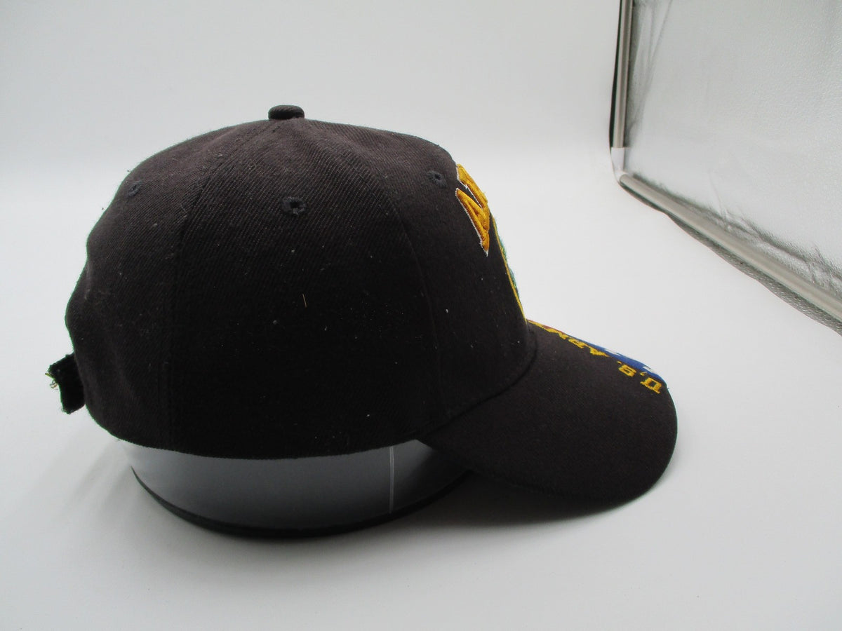 U.S. Army Hat Cap Strap Back Mens One Size Black Flag Stars USA Patriotic6