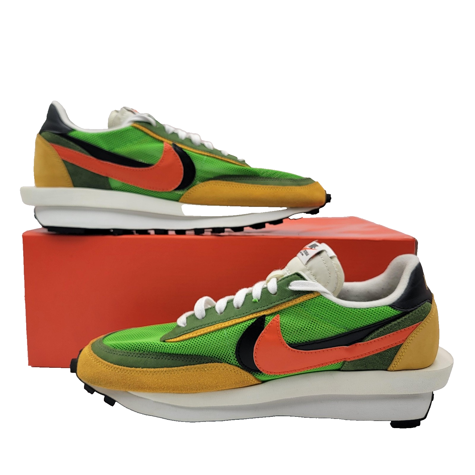 Nike LDWaffle Sacai Shoes Mens Size 11 Green Yellow Orange BV0073-300 Runner OG1
