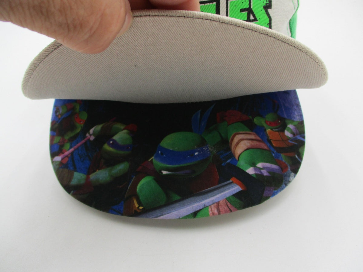 Teenage Mutant Ninja Turtles Nickelodeon Green City Sewer Snapback Hat Signed7