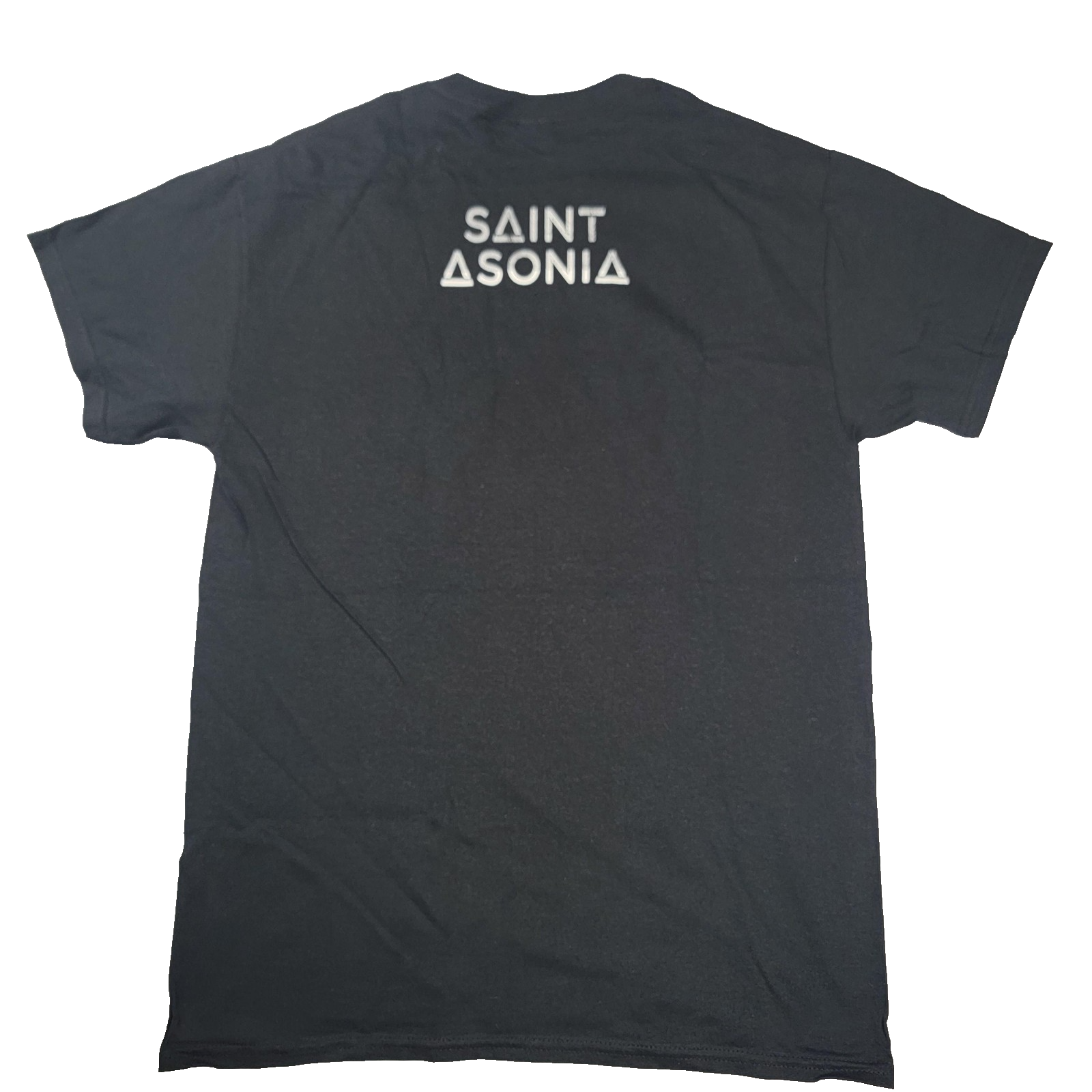Saint Asonia Shirt Mens Medium Black Red Demon Graphic Band Tee Rock Music 10331