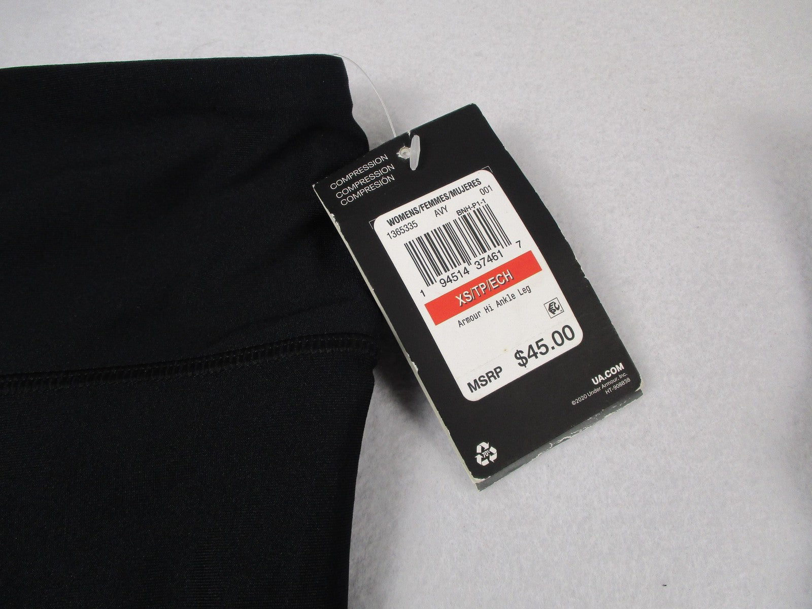 Under Armour Compression Leggings Womens XS Lot Of 2 High Rise HeatGear